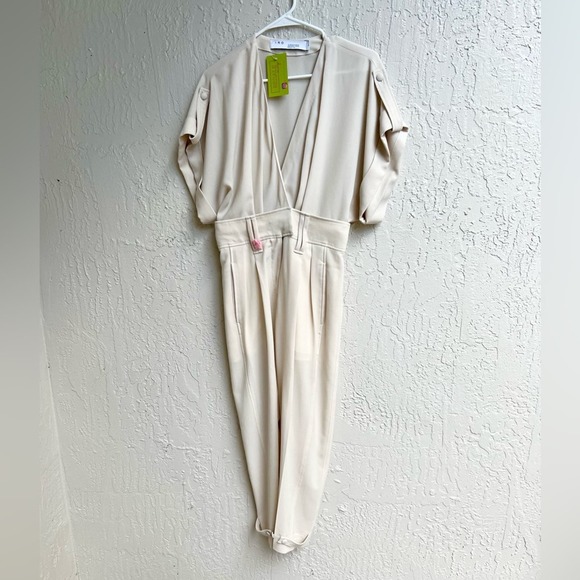 IRO Paris Caspian cream jumpsuit FR 34 / US 2 - Picture 4 of 14
